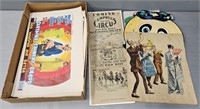 Paper Ephemera Lot Incl Movie Poster