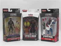 Marvel Legends Spider-Man Figure Lot of (3)