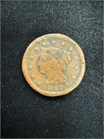 1847 Braided Hair Liberty Head Large Cent