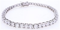 Tennis Style Bracelet 7 Inch