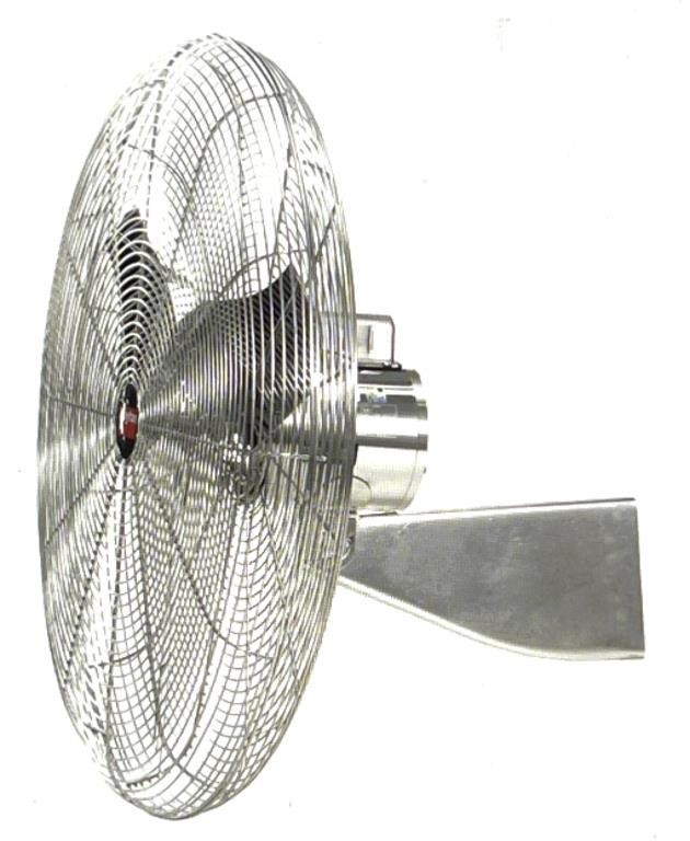 DAYTON Industrial Stainless Steel Washdown Fan: 24