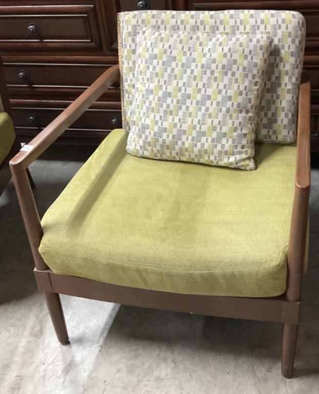 Mid Century Modern Flexsteel Accent Chair , Wood