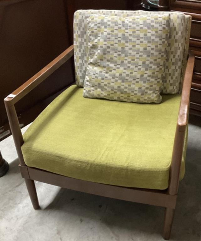 Mid Century Modern Flexsteel Accent Chair , Wood