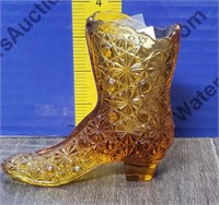 Amber Glass Fenton Boot