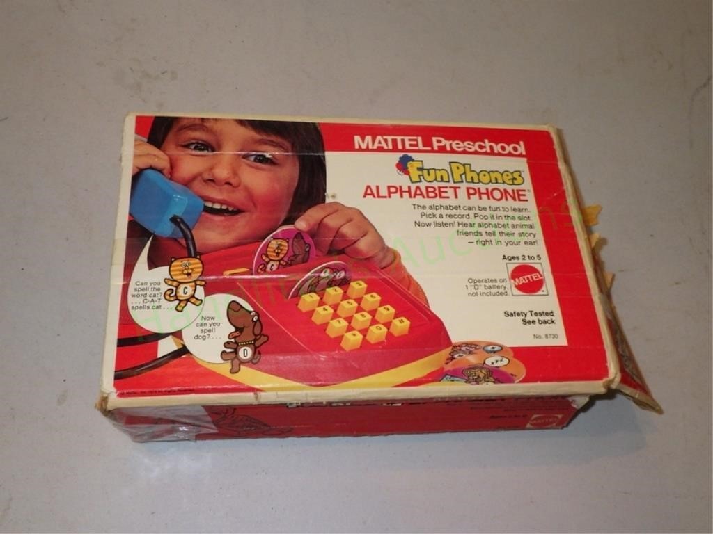 Mattel Fun Phones Alphabet Phone #8730