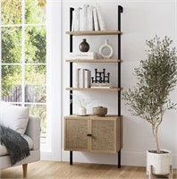 Nathan James Theo Ladder 3 tier Open Bookshelf