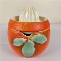 Erphila Art Pottery Orange Juicer & Pitcher 5"