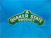 QUAKER STATE PORC GLOBE TOPPER DOUBLE SIDED