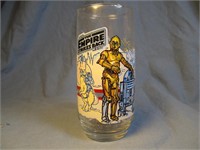 Lot Of 2 1980's Star Wars Glasses AS SEEN