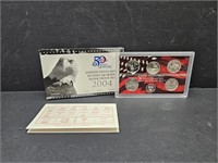 2004 US Mint 50 State Quarters Silver Proof Set