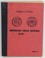 Vintage Library of Coins Book - Jefferson Nickels