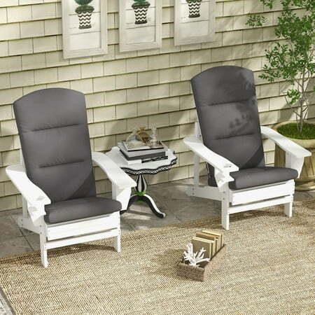 Outsunny Outdoor Adirondack Chair Cushions with Ba