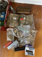 Assorted Rifle casings. Including many .243 Win