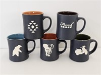 5 STARBUCKS MUGS