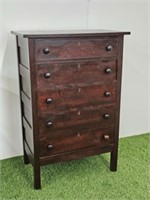 5 DRAWER CHEST - 46" TALL X 30" LONG X 18"  WIDE