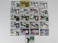 (28) UPPER DECK FABRIC GOLF CARDS: