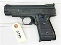 Jimenez JA Nine 9mm pistol, s#369437 - background