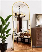 Gold Arch Full Length Floor Mirror 66x23