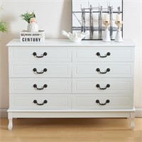 Wide Dresser with 8 Drawers
