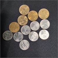 $1 COINS AND QUARTERS