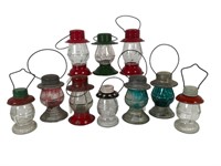 Vintage Glass Lantern Candy Containers