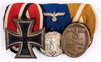 German service medals on Medal Bar