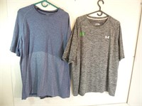 Qty of 2 Men's T-Shirts, Size 2XL & 4XL