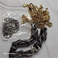 Dragon Bracelet Gold Tone Silver Tone Necklace