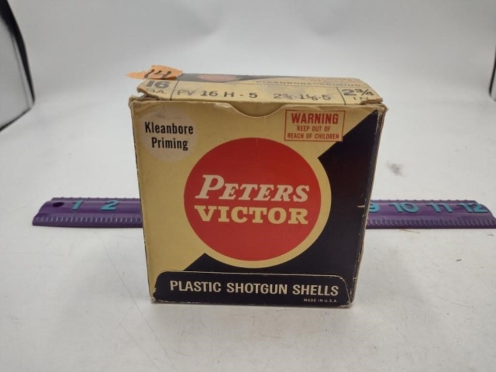 Partial box of Peters Victor 16 ga.