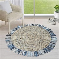 Handmade Jute Circular Rug