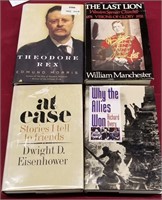 Teddy Roosevelt, Churchill, Eisenhower Books