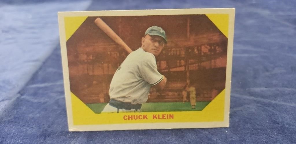 1960 Fleer Chuck Klein #30 Baseball Card