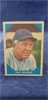 1960 Fleer Tris Speaker #10 Baseball Card
