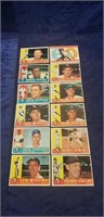 (12) 1960 Topps Baseball Cards