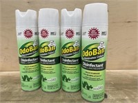 5- 14.6 oz odoban disinfectant cans