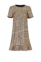 Draper James Gold Sequin Dress Size 2