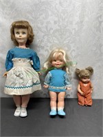 Small mattel doll and misc doll