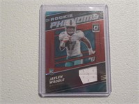 2021 DONRUSS OPTIC JAYLEN WADDLE RC RED PRIZM