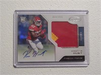 2017 CERTIFIED KAREEM HUNT RC AUTO PATCH /499