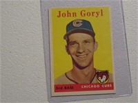 1958 TOPPS JOHN GORYL NO.384 VINTAGE