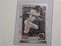 2020 BOWMAN CHROME DRAFT GARRETT MITCHELL