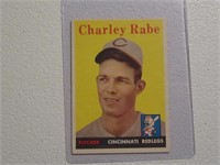 1958 TOPPS CHARLEY RABE NO.376 VINTAGE