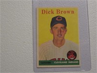 1958 TOPPS DICK BROWN NO.456 VINTAGE