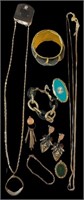 Assorted Gold Toned Costume Jewelry
