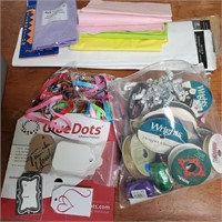 Tissue Paper, Ribbon & Gift Tag Lot