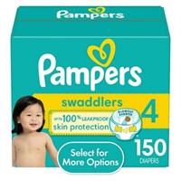 Pampers Swaddlers Diapers  Size 4  150 Count