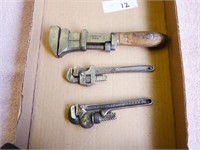 Vintage Keen Kutter Monkey Wrench & Stillson &