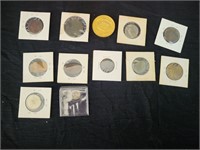 GROUP LOT OF VARIOUS TOKENS