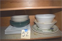 Dishes, vintage bowls, etc