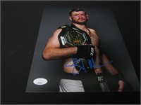 Stipe Miocic signed 8x10 photo JSA COA